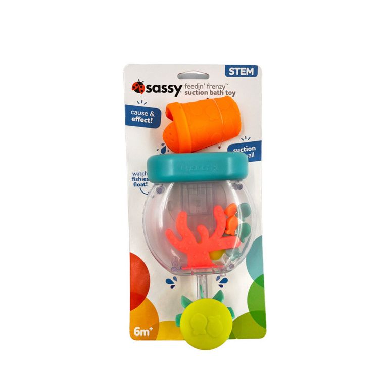 Sassy, Karmienie rybek, zabawka do kąpieli z przyssawkami