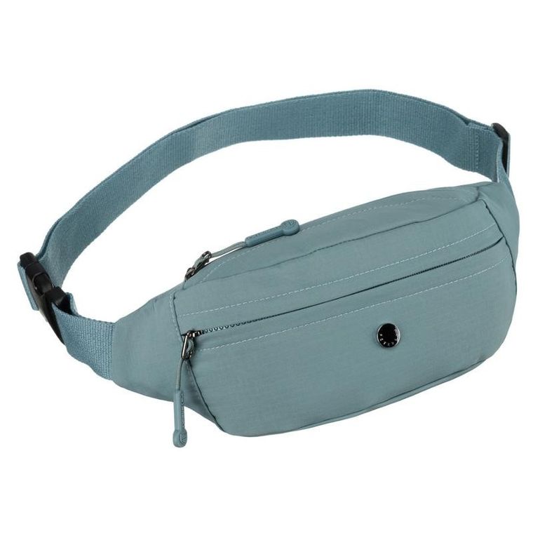 Saszetka na biodro, nerka, niebieska, Peterson
