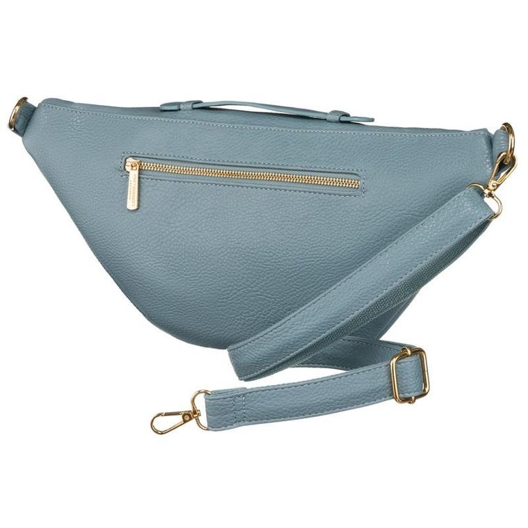 Saszetka na biodro, nerka, niebieska, Peterson