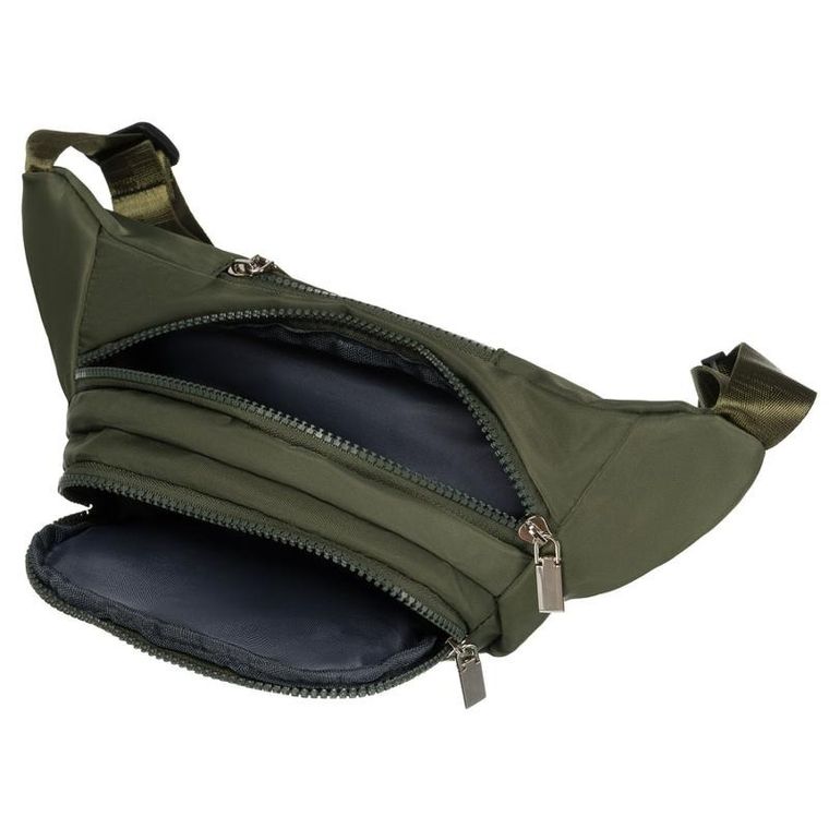 Saszetka na biodro, nerka, zielona, Peterson