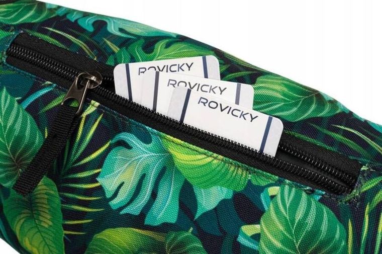Saszetka na biodro, nerka, zielona, Rovicky