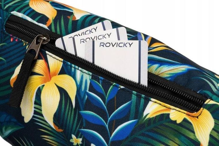 Saszetka na biodro, nerka, zielona, Rovicky