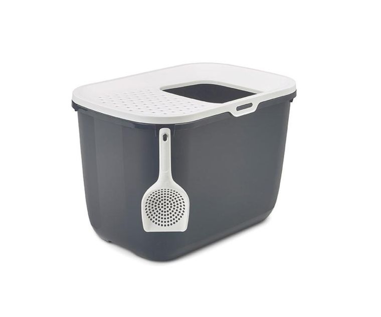 Savic, Hop, kuweta dla kota, biało-ciemny szary