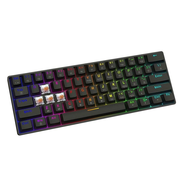 Savio, Blackout X2, klawiatura mechaniczna, outemu, brzoskwiniowy Silent, Hot Swap