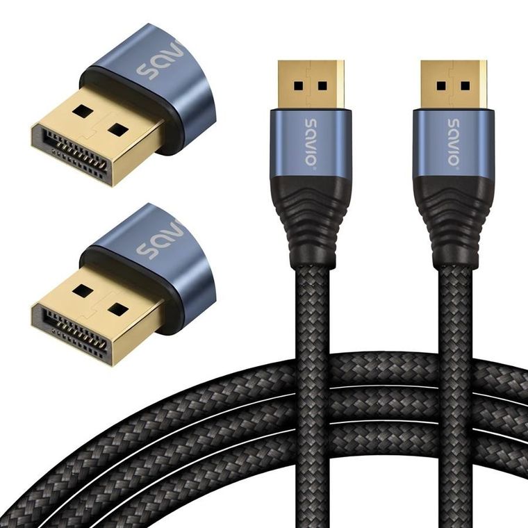 Savio, kabel, displayport, 2.1 3M CL-211
