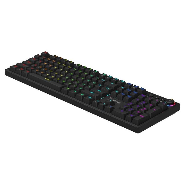 Savio, Styx, klawiatura mechaniczna, outemu, brązowy, Hot Swap RGB