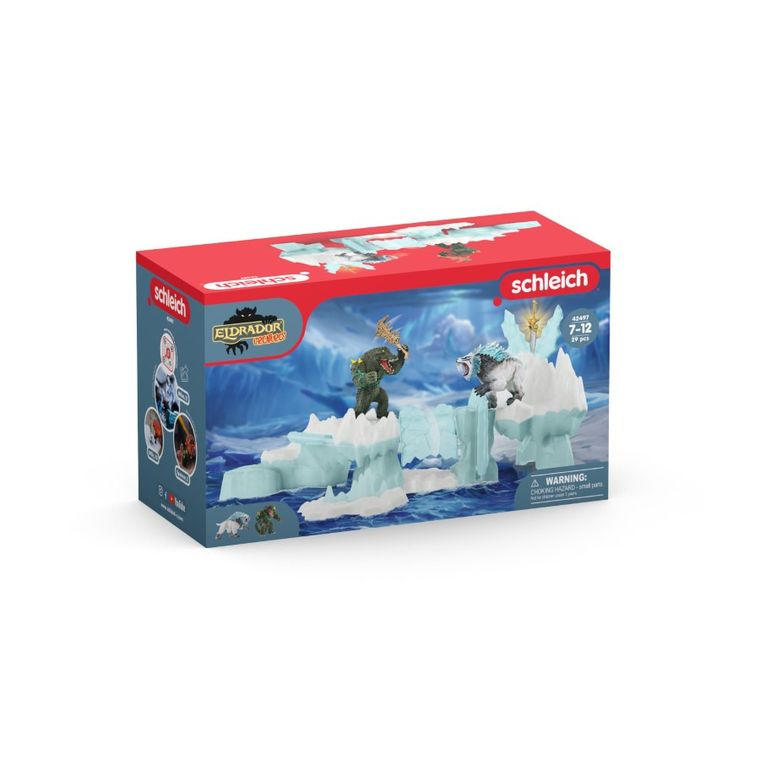 Schleich, Eldrador Creatures, Atak na lodową fortecę, zestaw, 42497
