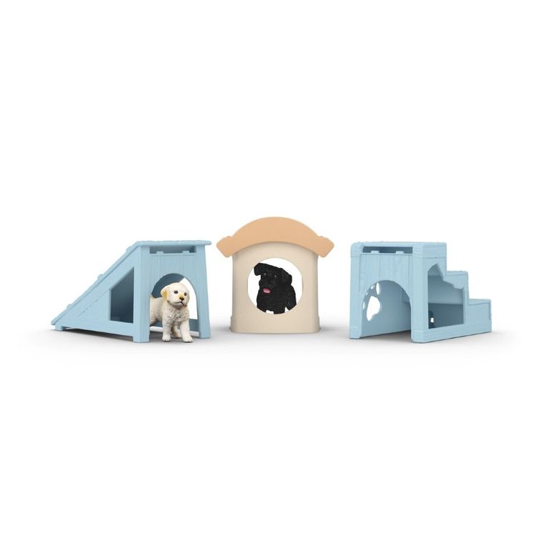 Schleich, Farm World, Plac zabaw dla szczeniąt, zestaw, 42763