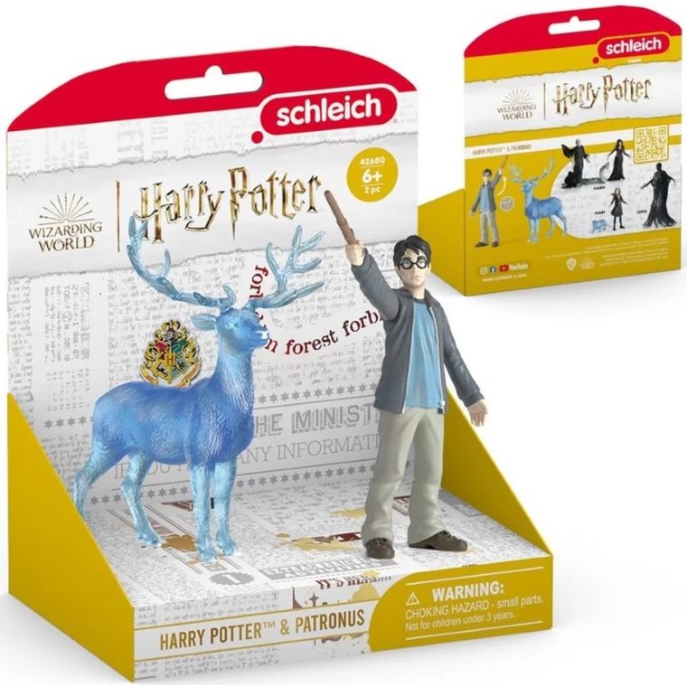 Schleich, Harry Potter, Harry i Patronus, figurki, 42680
