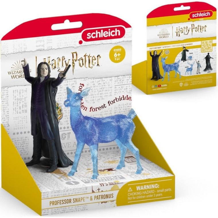 Schleich, Harry Potter, Profesor Snape i Patronus, figurki, 42683