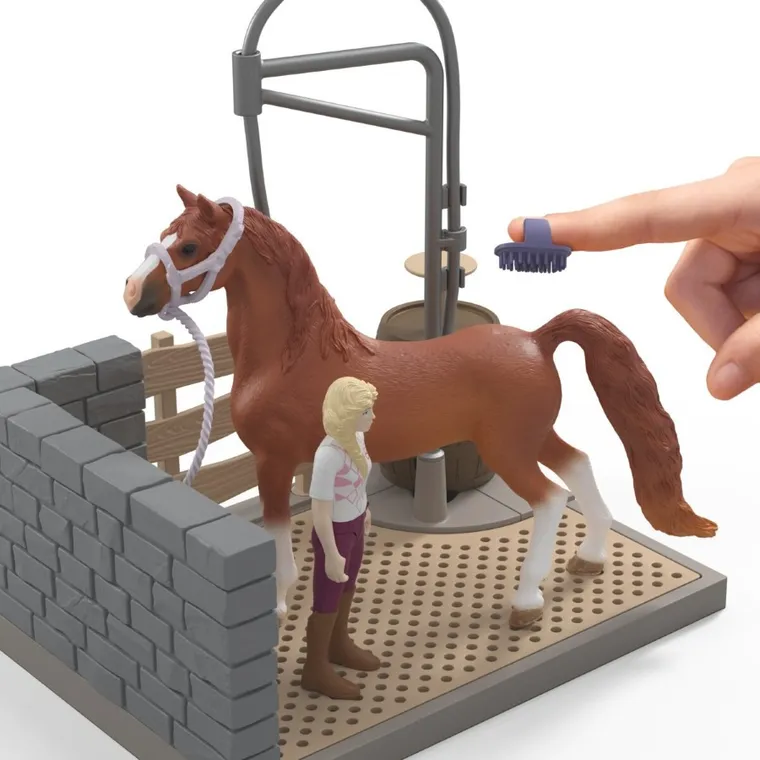 Schleich, Horse Club, Myjnia dla koni Sofii, zestaw, 42792