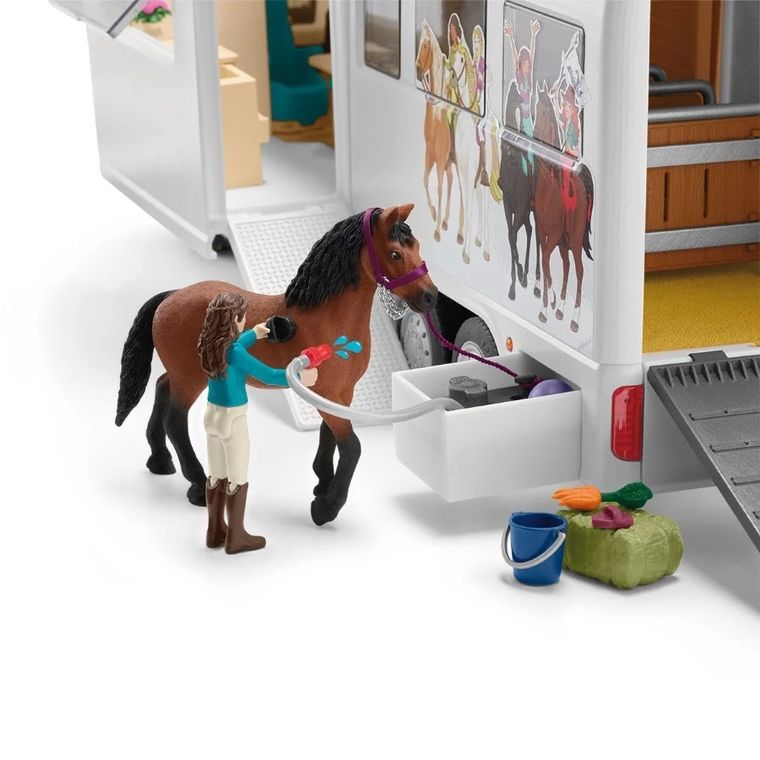 Schleich, Horse Club, Transporter dla koni, zestaw, 42619