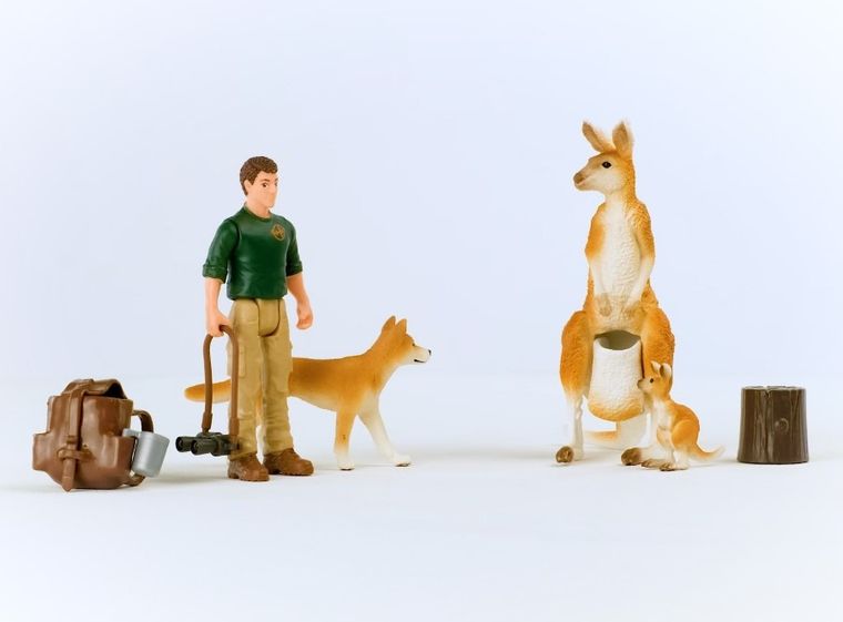 Schleich, Wild Life, Przygody w Australijskiej Głuszy, zestaw, 42550