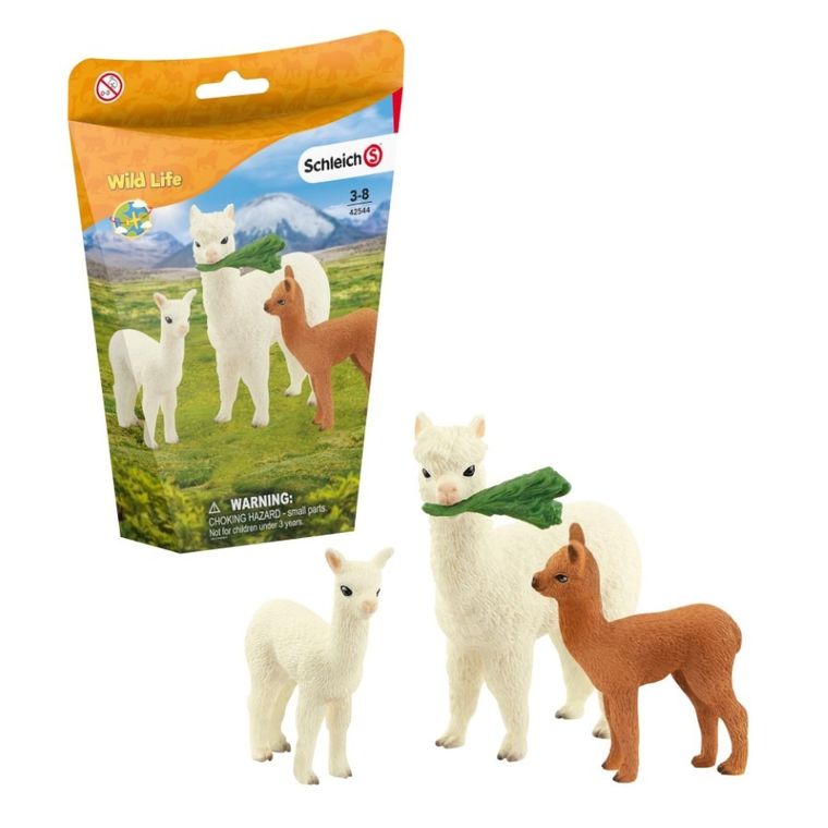 Schleich, Wild Life, Rodzina alpak, zestaw, 42544