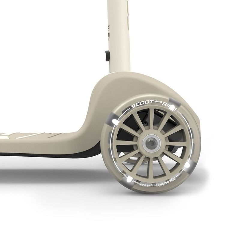 Scoot & Ride, Highwaykick 3S, hulajnoga z systemem sterowania 2w1, Ash