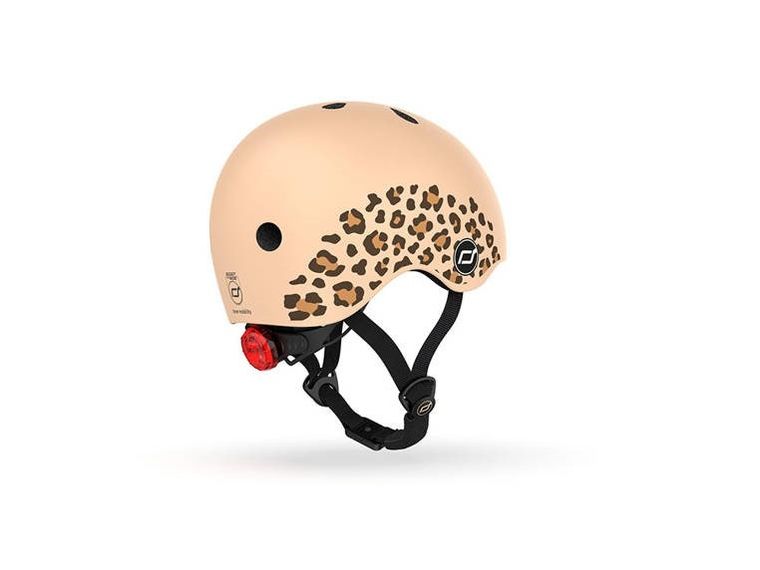 Scoot & Ride, kask ochronny, Leopard, rozmiar 45-51 cm