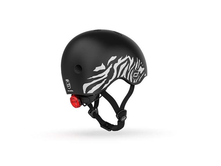 Scoot & Ride, kask ochronny, Zebra, rozmiar 45-51 cm