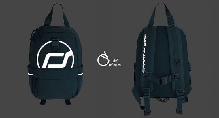 Scoot & Ride, plecak na hulajnogę, 8l, Rose