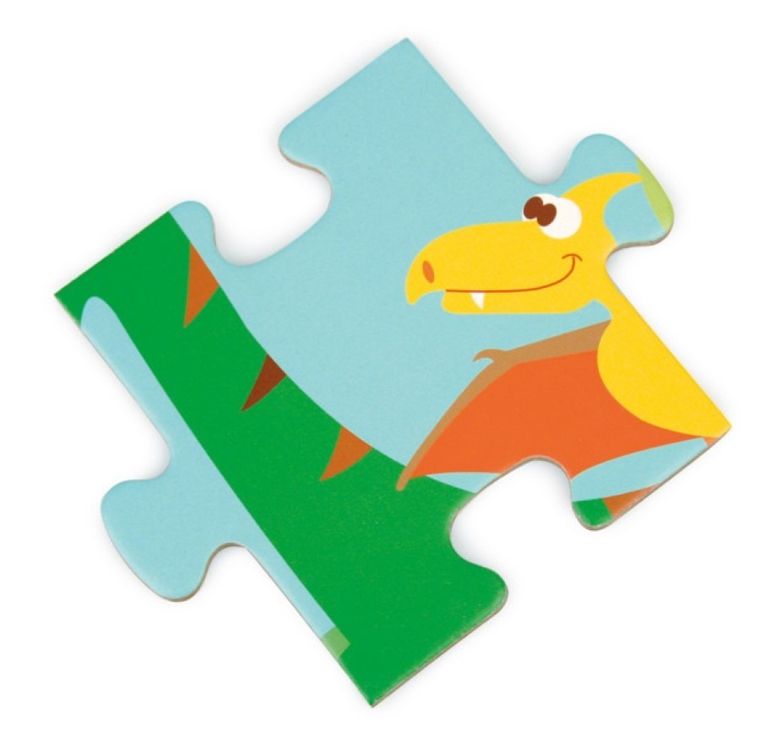 Scratch, Dino, puzzle, 40 elementów