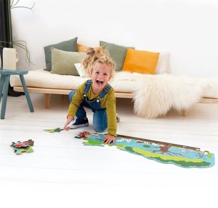 Scratch, Farma, puzzle podłogowe, 36 elementów