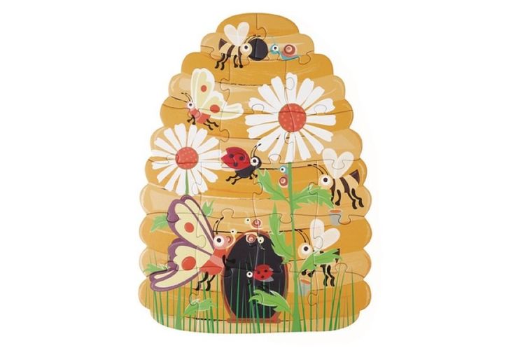 Scratch, Pszczoły i Ul, puzzle dwustronne XL, 2-20 elementów