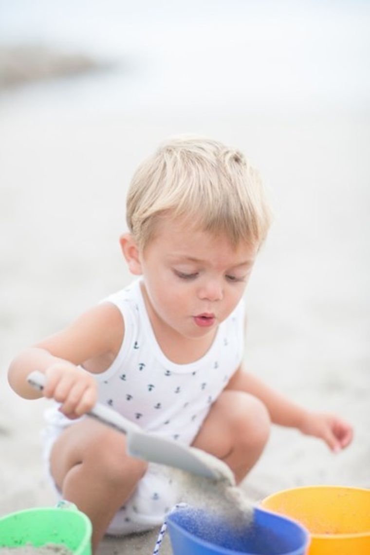 Scrunch, Bucket, składane wiaderko do wody i piasku, granatowe