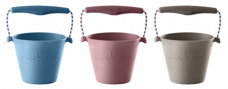 Scrunch, Bucket, składane wiaderko do wody i piasku, pudrowy róż