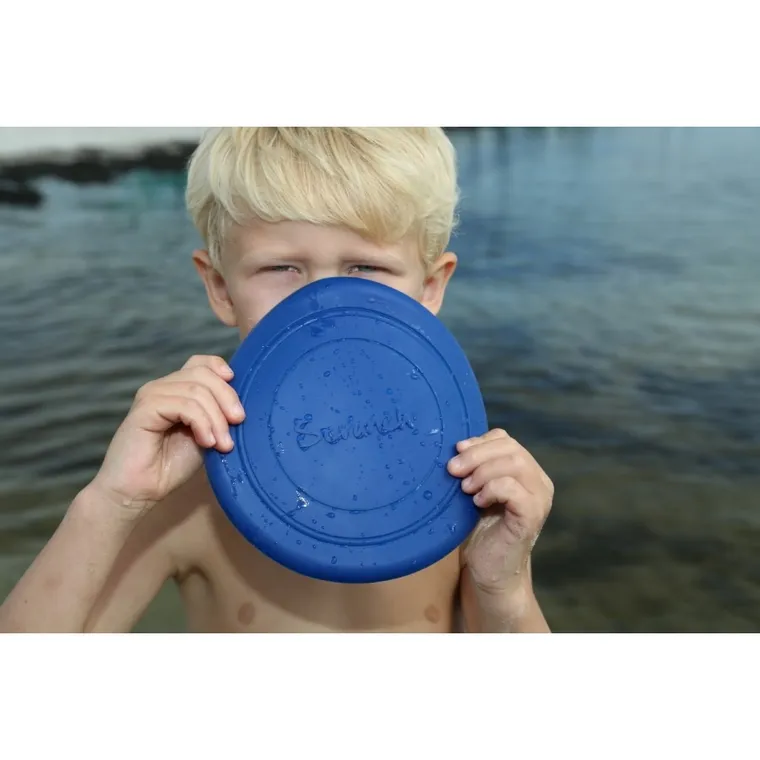 Scrunch, silikonowy dysk, koralowy