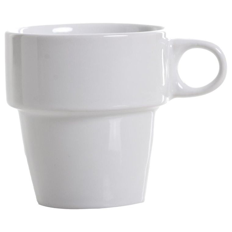 Secret de Gourmet, zestaw 6 kolorowych filiżanek do cappuccino + metalowy stojak