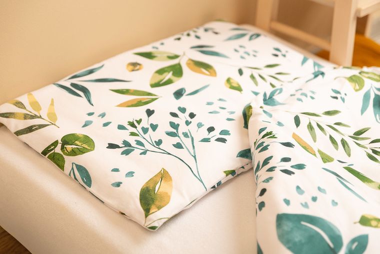 Sensillo, 2-częściowy komplet pościeli, botanika, 100-135 cm