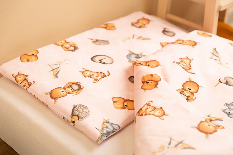 Sensillo, 2-częściowy komplet pościeli, dżungla, 100-135 cm