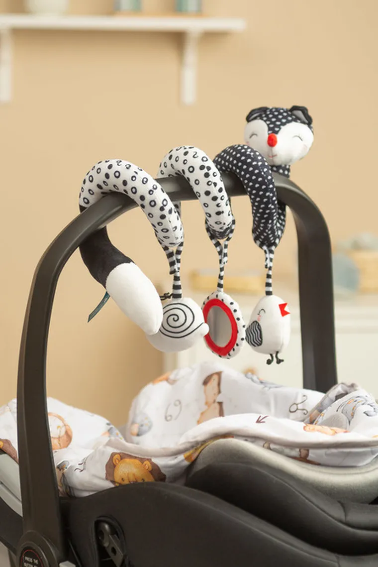 Sensillo, Black&White, sprężynka edukacyjna, lisek