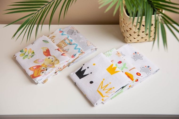 Sensillo, cerata-pieluszka, zestaw dla dziewczynki, 3 szt.