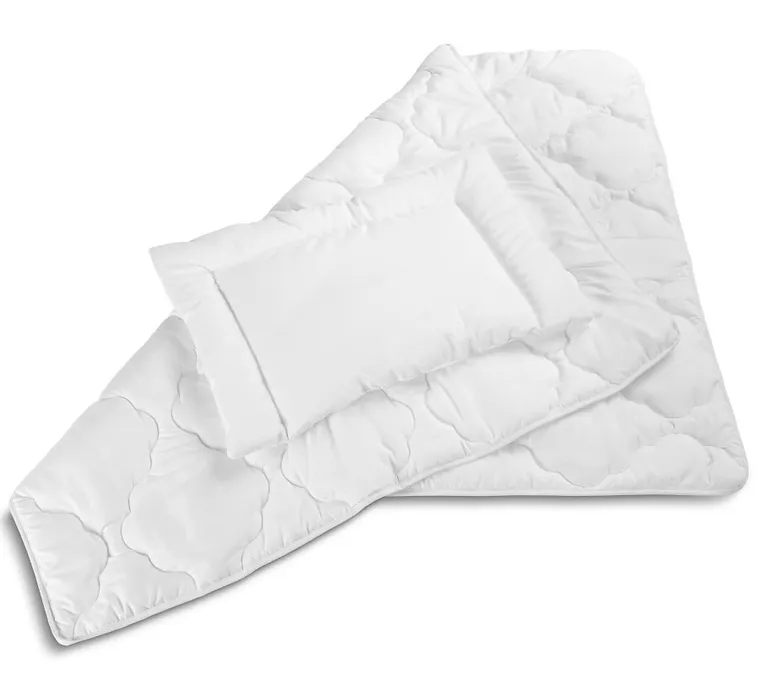 Sensillo, Deluxe, komplet pościeli, biały, 100-135 cm