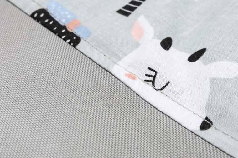 Sensillo, Jelonek, kosz na zabawki, Medium, szary