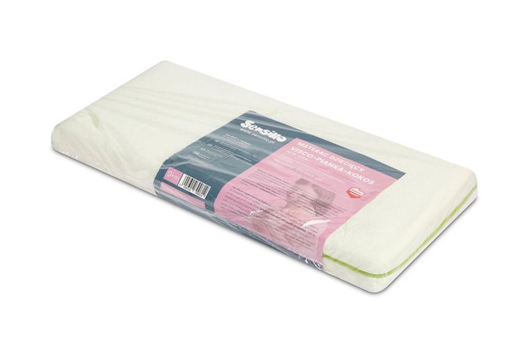 Sensillo, materac visco-pianka-kokos, Aloe Vera, 90-40 cm