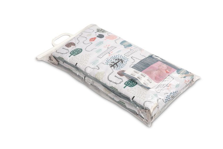 Sensillo, ochraniacz do łóżeczka muślin, Jeże, szmaragdowy