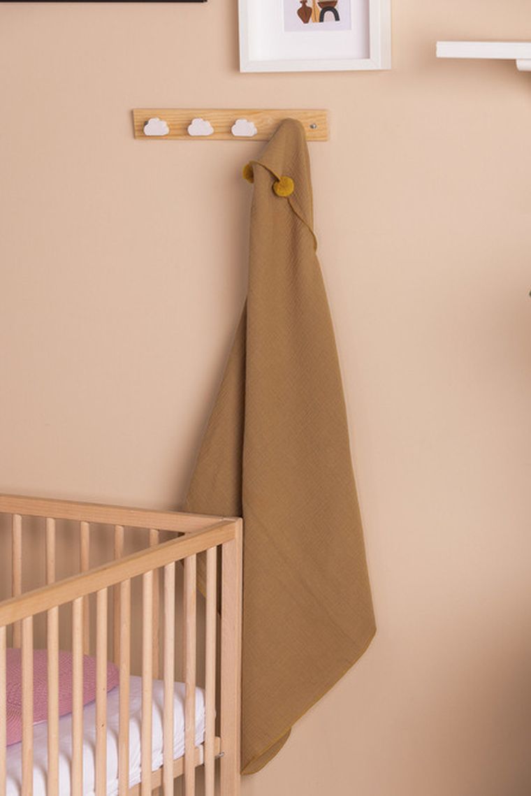 Sensillo, okrycie kąpielowe, muślin kreszowany, 75-75 cm