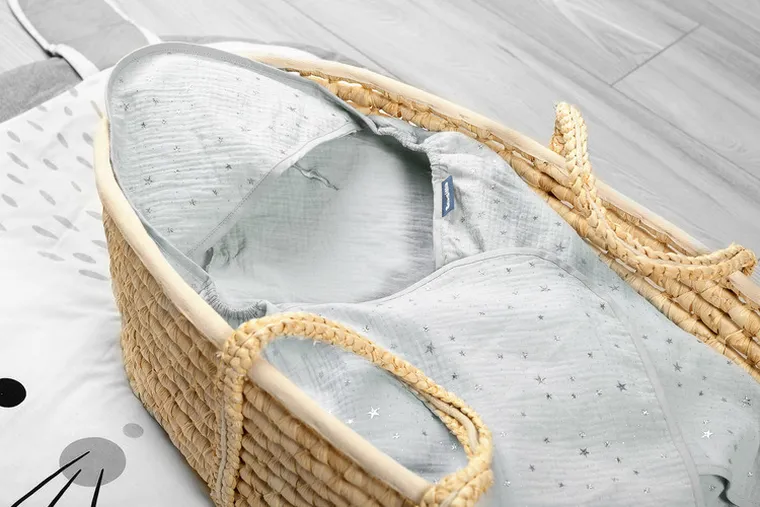 Sensillo, otulacz do fotelika, muślin, szary, 75-75 cm