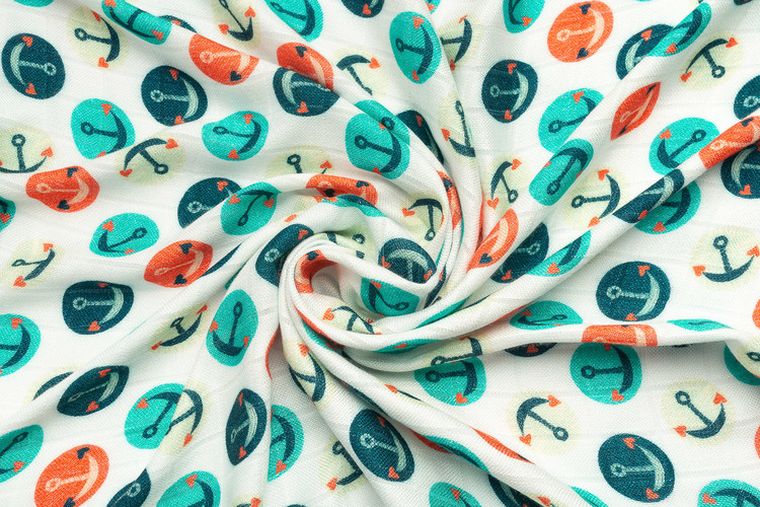 Sensillo, pielucha bambusowa, kotwice, 75-75 cm