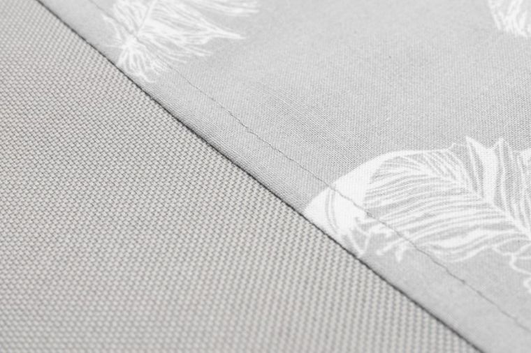 Sensillo, Piórka, kosz na zabawki, Medium, szary