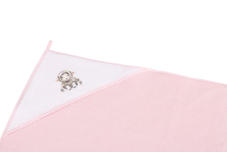 Sensillo, Sheep, okrycie kąpielowe, rose, 80-80 cm