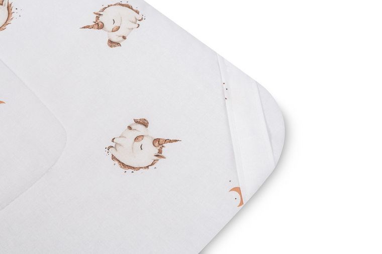 Sensillo, Unicorn, rożek niemowlęcy, beige, 75-75 cm