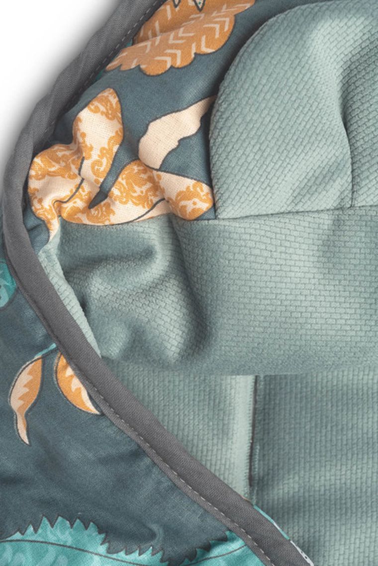 Sensillo, Velvet, Paradise, otulacz do fotelika, szmaragdowy