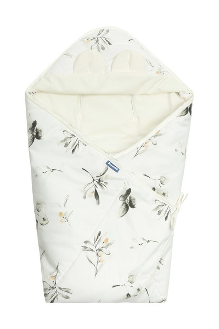 Sensillo, Velvet XL, otulacz do fotelika, oliwka kremowy