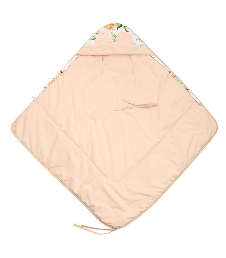 Sensillo, Velvet XL, otulacz do fotelika, piwonia brzoskwiniowy