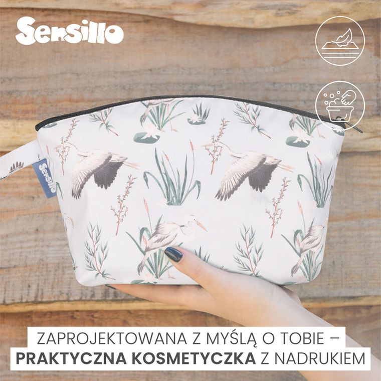 Sensillo, Żurawie, kosmetyczka, oliwka