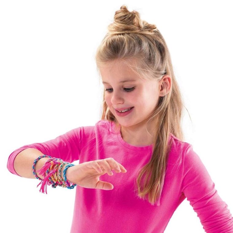 SES Creative, bransoletki przyjaźni, zestaw do tworzenia biżuterii