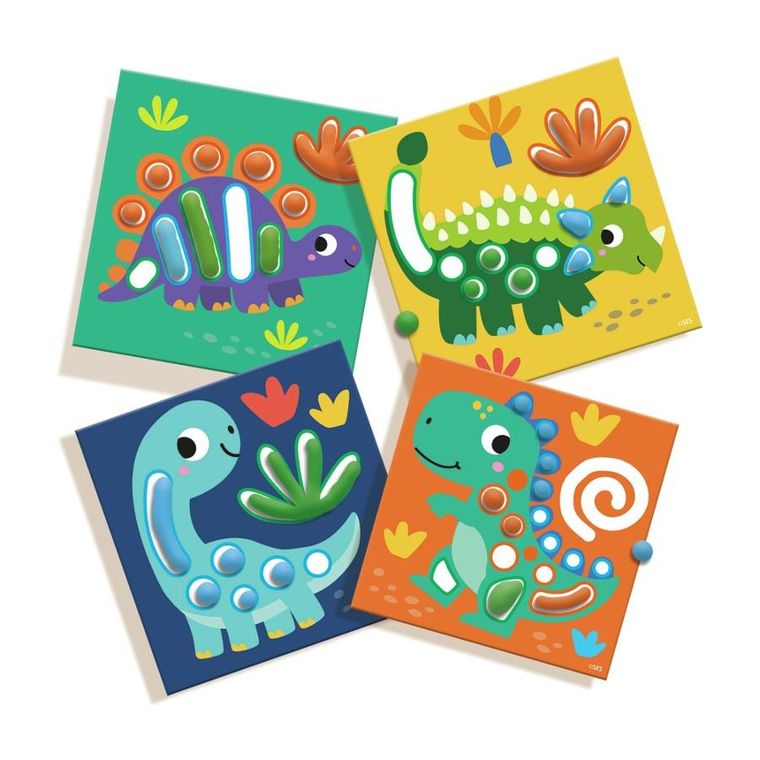 SES Creative, Moje Pierwsze, Masa plastyczna z kartami aktywności, Dinozaury