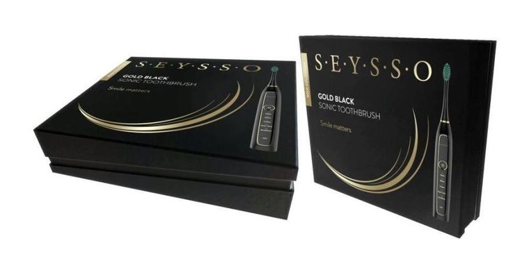 Seysso, Gold Black, szczoteczka soniczna, SGBT10